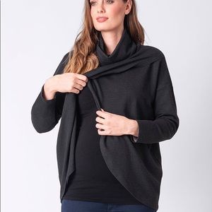 Seraphine Crossover Maternity & Nursing Sweatshirt